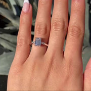 Handmade Three Stone Bridal Ring